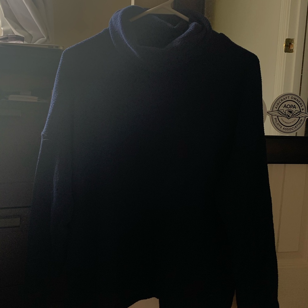 aerie loose turtle neck sweater